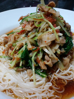 梅豚水菜素麺-レシピのメイン写真