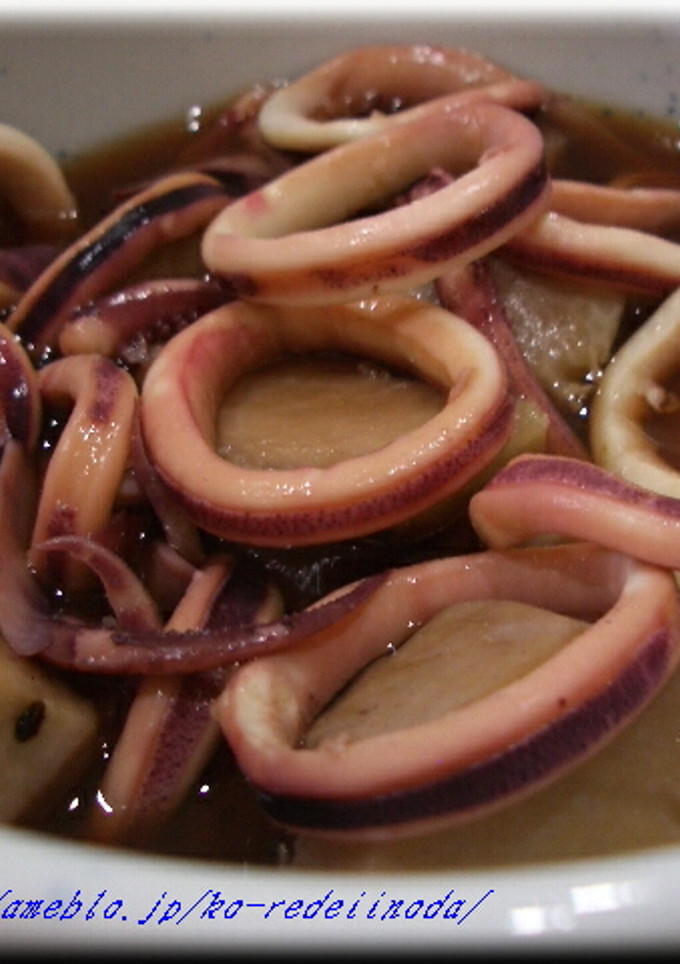 里芋とイカの煮物-レシピのメイン写真