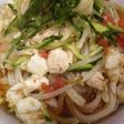 梅酢でさっぱり✿長いも✿もやし✿うどん