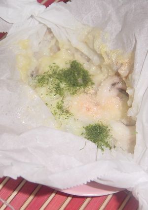 レンジでとろろ包み蒸し-レシピのメイン写真