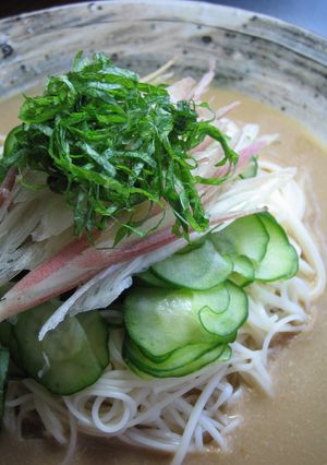 冷汁風ぶっかけ素麺-レシピのメイン写真