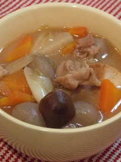 秋といえば芋煮(庄内風)-レシピのメイン写真