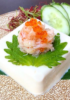 本ずわいがに冷奴-レシピのメイン写真
