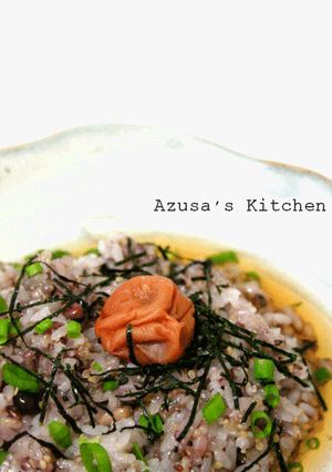 超簡単☆梅茶漬け-レシピのメイン写真