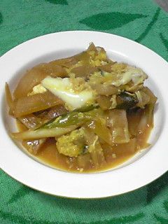 *もう一品に♪ねぎと大根の卵とじ煮*-レシピのメイン写真