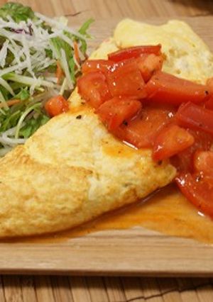 ヘルシー 豆腐オムレツ-レシピのメイン写真
