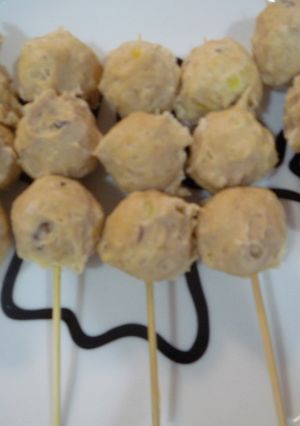 焼き鳥のつくね(焼く前)-レシピのメイン写真