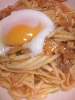 豚キムチ焼きうどん-レシピのメイン写真