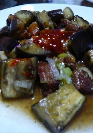 １０分で☆ナスと焼き鳥缶詰の甘辛炒め☆-レシピのメイン写真