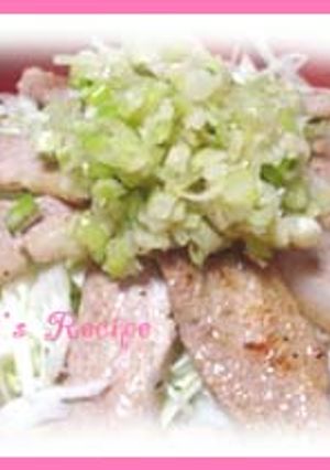 ねぎたっぷり♪豚トロ de スタミナ丼-レシピのメイン写真