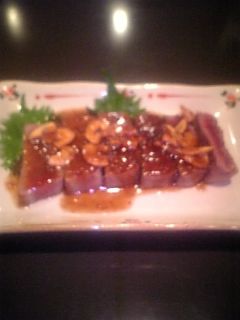 お刺身で食べたくない赤身マグロのステーキ-レシピのメイン写真