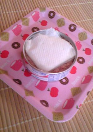 超簡単！らくちんツナ缶油切り♪-レシピのメイン写真