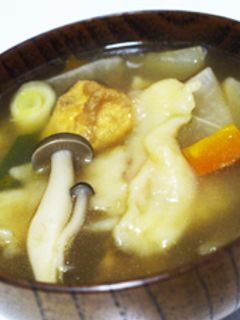 ほっこりあったか♪ すいとん-レシピのメイン写真