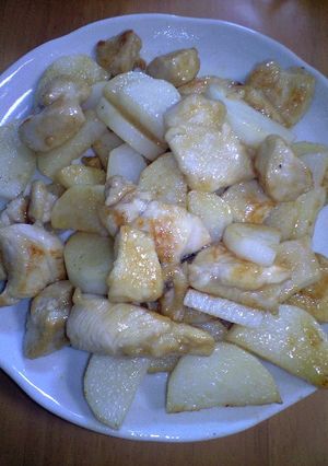 長いもの炒め物-レシピのメイン写真