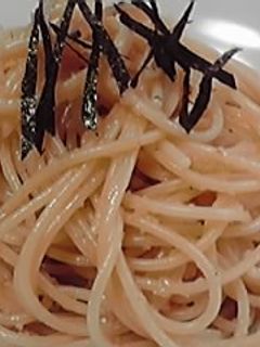 簡単!!明太子スパゲティー❤-レシピのメイン写真