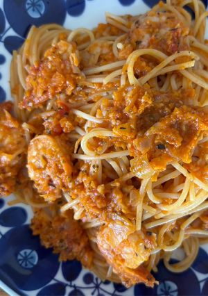 エビとトマトソースのチーズパスタ-レシピのメイン写真