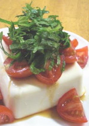 大葉とトマトのピリ辛冷奴-レシピのメイン写真