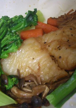 レンジで簡単かれいと野菜のおいしい包み-レシピのメイン写真