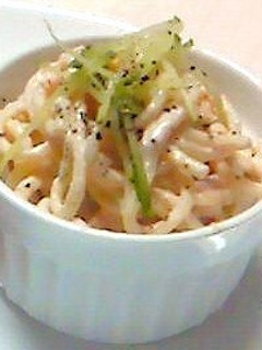 明太子と豆腐のクリーム風パスタサラダ-レシピのメイン写真