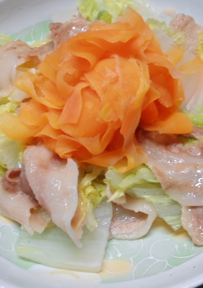白菜と豚肉の紹興酒蒸し-レシピのメイン写真