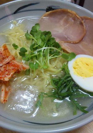 暑い夏にさっぱり☆キムチ水ラーメン-レシピのメイン写真