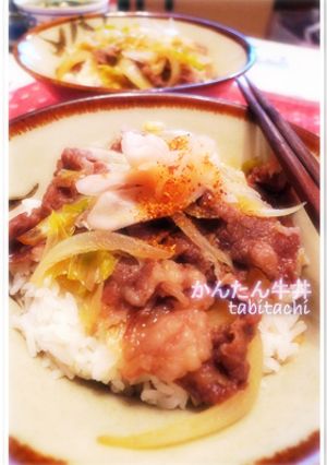 ✲非常簡單牛肉飯✲-レシピのメイン写真