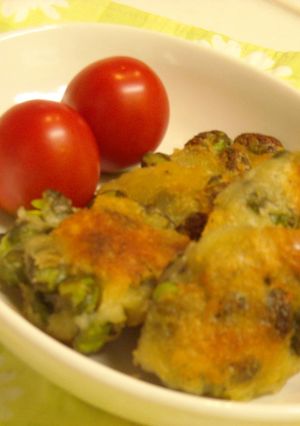 ☆ふんわり♬枝豆ポテト焼き☆-レシピのメイン写真