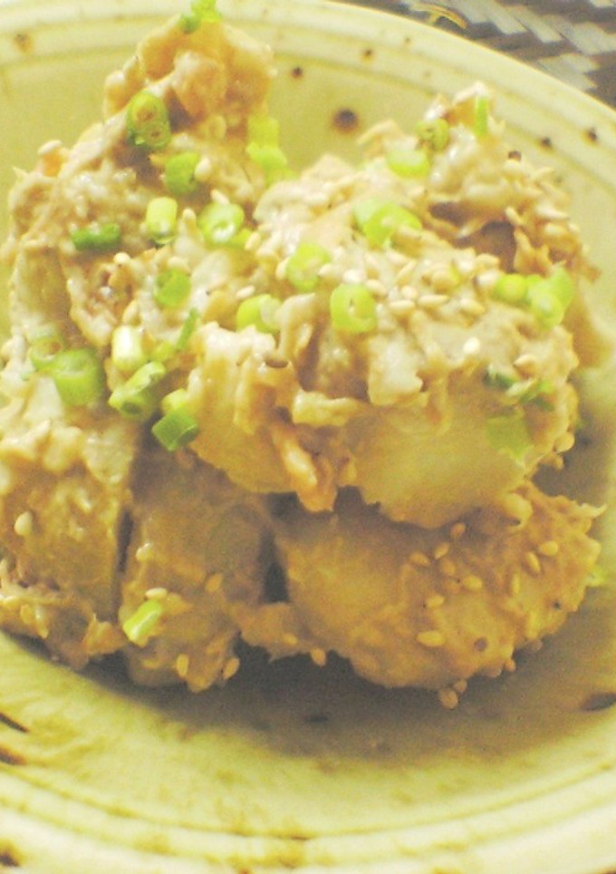 Ψ里芋と梅のともあえ・ごまだれ風味Ψ-レシピのメイン写真