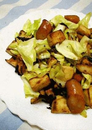 高野豆腐のピリ辛野菜炒め！-レシピのメイン写真