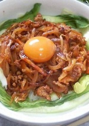 がっつり食べよう!!豚キムど~~~ん!!-レシピのメイン写真