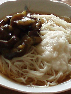 とろっとろ!ナスのそうめん-レシピのメイン写真