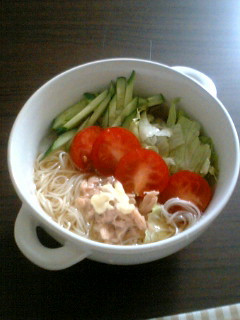 サラダそうめん-レシピのメイン写真