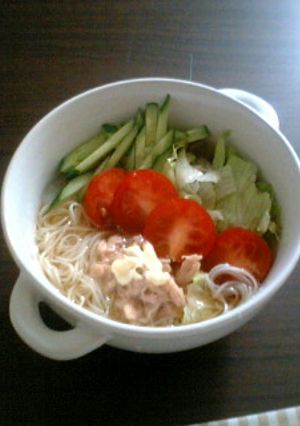 サラダそうめん-レシピのメイン写真