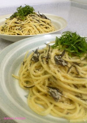 ひじきと辛子明太子のパスタ-レシピのメイン写真
