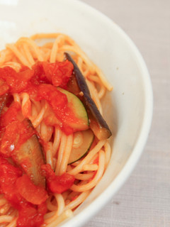 夏野菜のさっぱりトマトパスタ-レシピのメイン写真