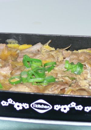 豚肉とごぼうの卵とじ-レシピのメイン写真