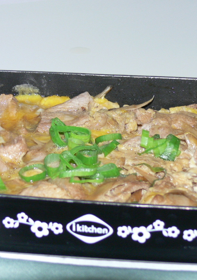 豚肉とごぼうの卵とじ-レシピのメイン写真
