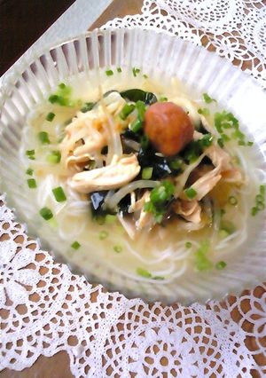 あっさり!冷やしラーメン風そうめん♡-レシピのメイン写真