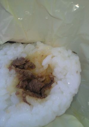 簡単！牛肉おにぎり-レシピのメイン写真