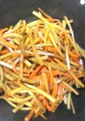 美味しい金平ごぼう-レシピのメイン写真