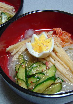 天然水を使った本格的冷麺-レシピのメイン写真