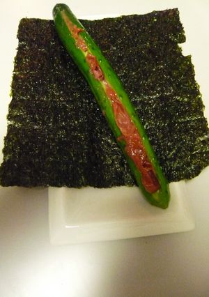 痩せる胡瓜No.06　梅干海苔きゅうり-レシピのメイン写真