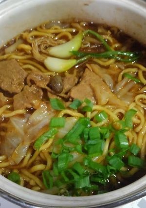 もやし豚バラ味噌ラーメン：1パンでお手軽-レシピのメイン写真