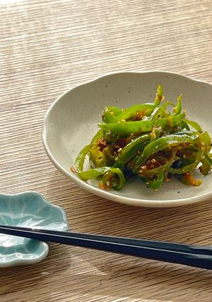 ご飯泥棒！ピーマンの鰹節甘辛炒め-レシピのメイン写真