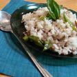 豚挽肉とバジルのタイ風混ぜご飯