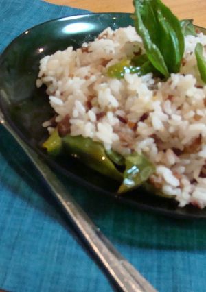 豚挽肉とバジルのタイ風混ぜご飯-レシピのメイン写真