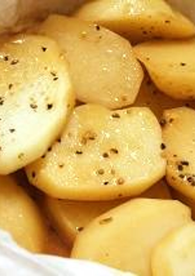 ﾚﾝｼﾞでｼﾞｬｶﾞﾊﾞﾀ醤油-レシピのメイン写真