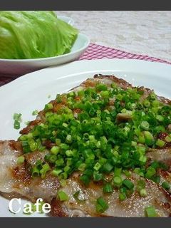 豚バラ肉のねぎ塩焼き-レシピのメイン写真