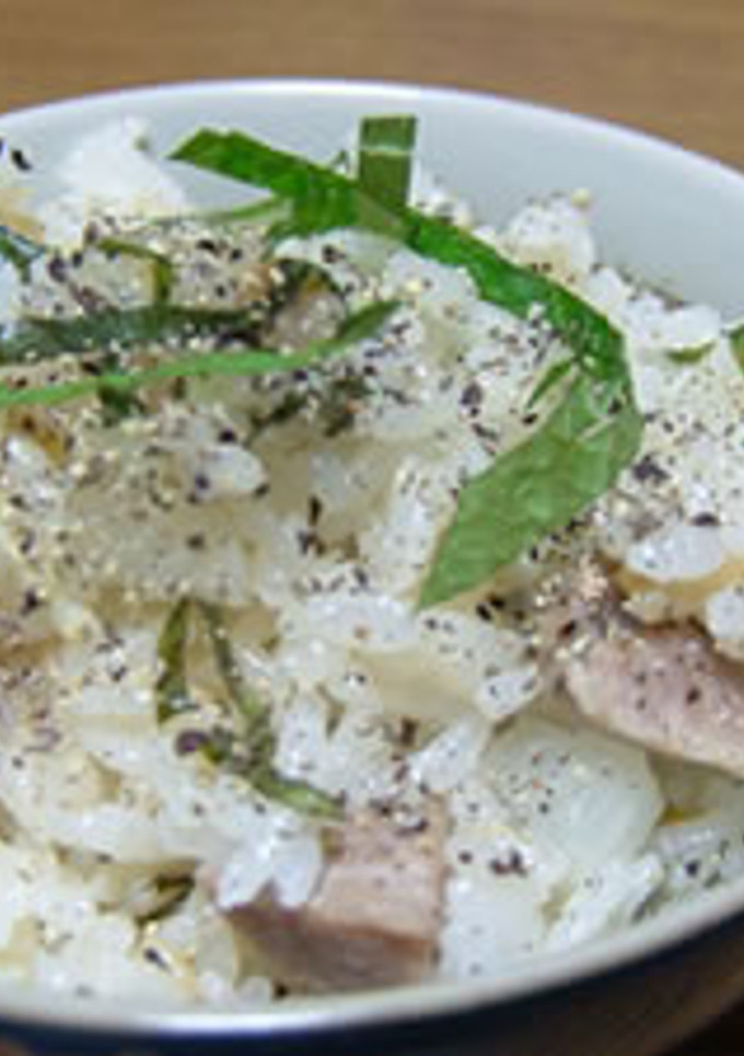 塩豚の炊き込みごはん-レシピのメイン写真