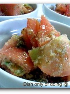 トマトの胡麻和え-レシピのメイン写真